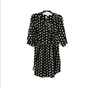(3/$30) Black and white Mimi Chica, Cat Dress.
